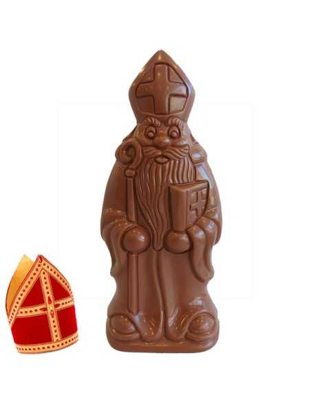 Mega lekkere Sint met boek in melkchocolade - 24cm