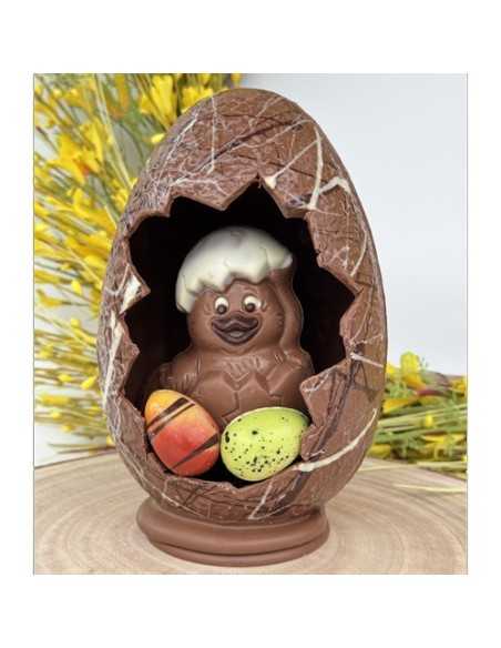 Chocolade Paasei met Kuiken – Ambachtelijk & Heerlijk