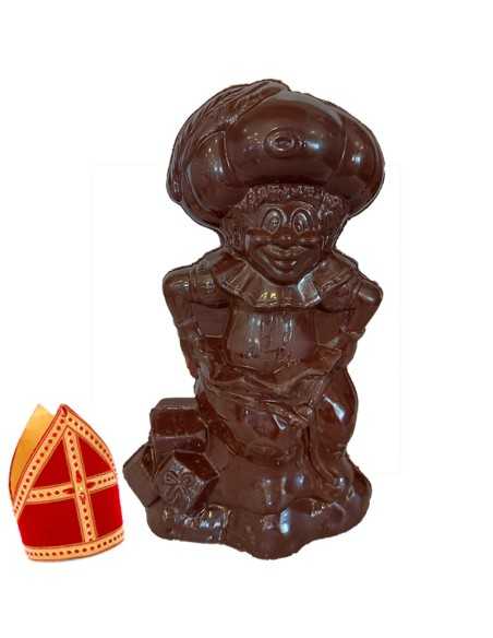 Mega lekkere Piet in zak - pure chocolade - 24cm