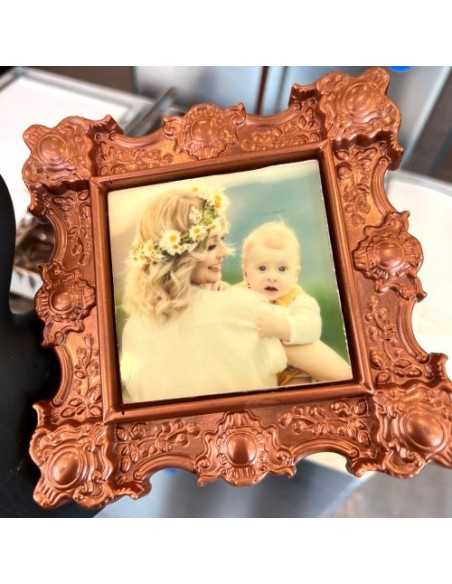 Gepersonaliseerde chocolade fotokader voor Moederdag