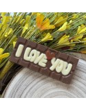 Melkchocoladereep met “I LOVE YOU” – Moederdag