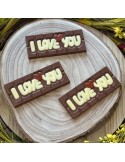 Melkchocoladereep met “I LOVE YOU” – Moederdag