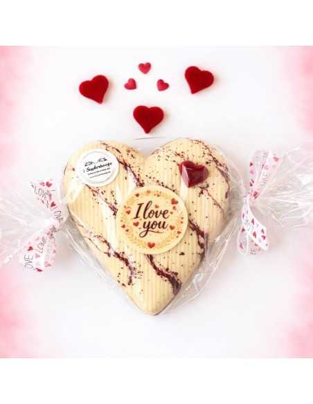 Valentijn Chocoladehart met pralines | I love you