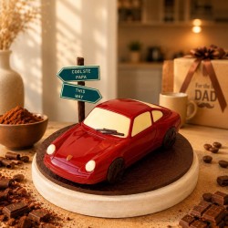 Chocolade Porsche voor Vaderdag | Uniek Vaderdaggeschenk