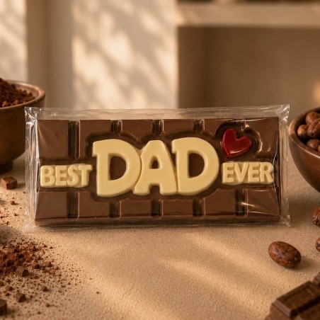 Chocoladereep Best Dad Ever – Vaderdag cadeau