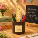 Chocolade Potloodhouder met Praliné | Bedankt Juf & Meester