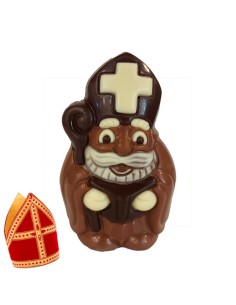 Ingekleurd lezend Sintje: 10cm