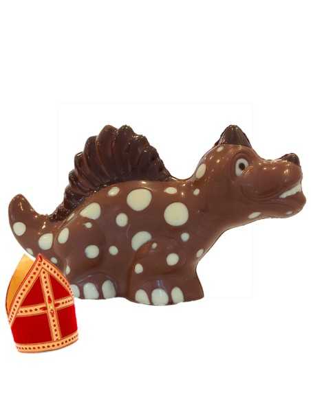 Ingekleure chocolade dino: 19cm