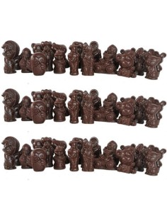 Heerlijke chocolade Sint chocolade in pure chocolade - zakje 300g