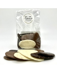 Tuiles - fijn chocolaatje met een crunch van bresilienne