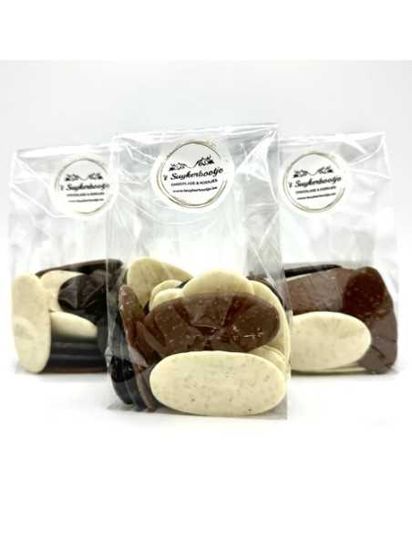 Tuiles - fijn chocolaatje met een crunch van bresilienne