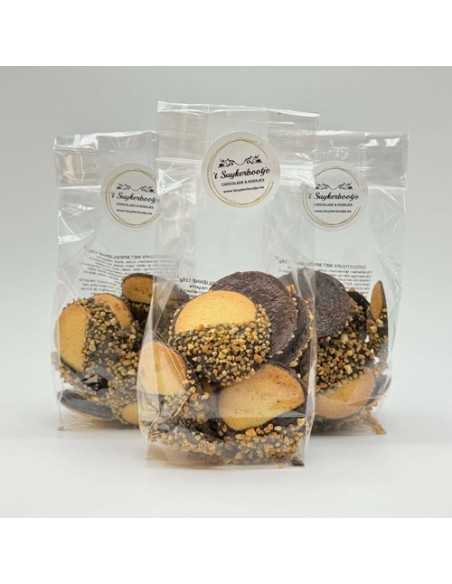 Chocotour Bresilienne, een koekje, omhuld met chocolade & bresilienne