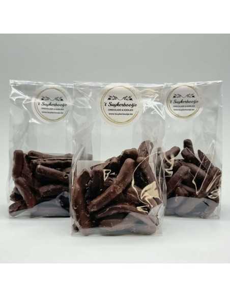 Orangetten. Afgewerkt met lekkere chocolade