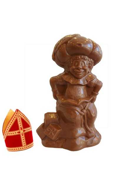 Mega lekkere Piet in zak - melkchocolade - 18cm