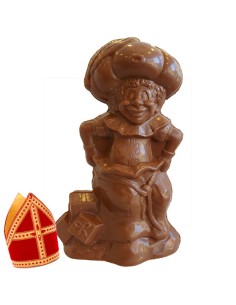 Mega lekkere Piet in zak - melkchocolade - 24cm