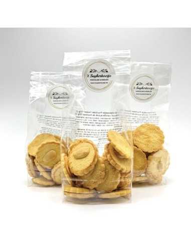Suikervrije vanillekoekjes met amandel -  fructose gezoet