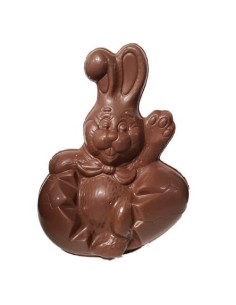 Paashaas in Gebroken Ei – Belgische Chocolade 16 cm