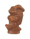 Paashaas met Mandje 16 cm – Belgische Paaschocolade
