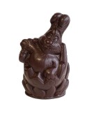 Paashaas in Ei 17 cm – Belgische Pure Chocolade
