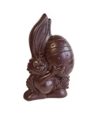 Paashaas met Groot Ei 22 cm – Belgische Pure Chocolade