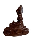 Paashaas op Motor 27 cm – Belgische Pure Chocolade