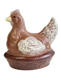 Chocolade Kip 18 cm – Ingekleurde Belgische Chocolade