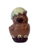 Chocolade Kuiken 9 cm – Ingekleurde Belgische Chocolade