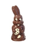 Paashaas Picasso 17 cm – Ingekleurde Belgische Chocolade