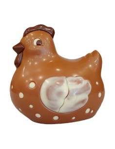 Bolle Chocolade Kip 11 cm – Ingekleurde Belgische Chocolade